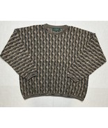 Vintage Tundra Canada Sweater Men&#39;s 2XL Coogi Style 3D Pullover Made Canada - $2,282.63 MXN