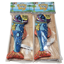 2 Pack Fat Cat Catch If The Day Swim Shady Catnip Toy For Cats 10in stuf... - $27.99