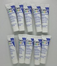 Lot Of 10 New CeraVe Baby Moisturizing Lotion Cream Deluxe Travel Size .17Oz 5ml - £11.93 GBP