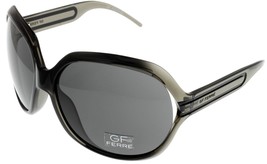 Gianfranco Ferre Sunglasses Women Black Grey Transparent Square  FF686 01 - £57.85 GBP