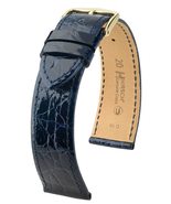 Hirsch Genuine Crocodile Leather Watch Strap w/Stainless Steel Buckle - ... - $186.95