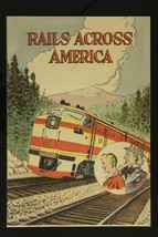 Vintage Railroad Train Paper 1968 Color Advertising Travel Comic Book - £6.52 GBP