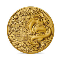 2024 Republic of France  1/4€ Lunar Year of the Dragon coin - £6.61 GBP