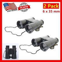 2 Pack of Binocular 6X35 Zoom Outdoor Travel Compact Folding Telescope D... - $11.87