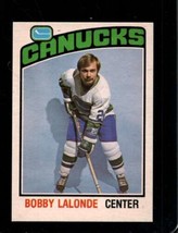 1976-77 O-PEE-CHEE #278 Bobby Lalonde Exmt Canucks *X100218 - £2.13 GBP