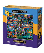 History of Cars 210 Piece Mini Personal Jigsaw Puzzle 9x11&quot; Dowdle Folk Art - £15.81 GBP