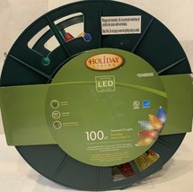 Holiday Living 100 C9 LED Textured Lights 6&quot; Spacing 50&#39; Reel New - $16.82