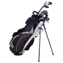 9 Inch Golf Stand Bag Divider Carry Pockets Storage - Color: Black - $2,663.78 MXN