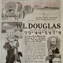 1917 W.L. Douglas Shoes Advertisement Wagon Frontier Horse Theme LGADYC4 - £15.45 GBP