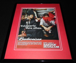 Budweiser Beer Band of Buds 2010 Framed 11x14 ORIGINAL Vintage Advertisement - £27.77 GBP