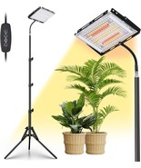 Grow Lights for Indoor Plants, 144 LEDs Full Spectrum with 4/8/12H Timer - $57.99