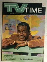 TV TIME Philadelphia Sunday Bulletin March 28, 1971 Flip Wilson cover - £11.86 GBP