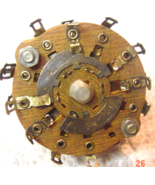 NOS Oak You Ck 2 Pos 2 layer Rotary Fibur Switch 1/4&quot; Shaft 1-1/2&quot; Dia 1... - $158.37 MXN