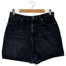 BDG Urban Outfitters Shorts Womens 32 Black Mom High Rise Denim 90s Retro Beach - $21.77