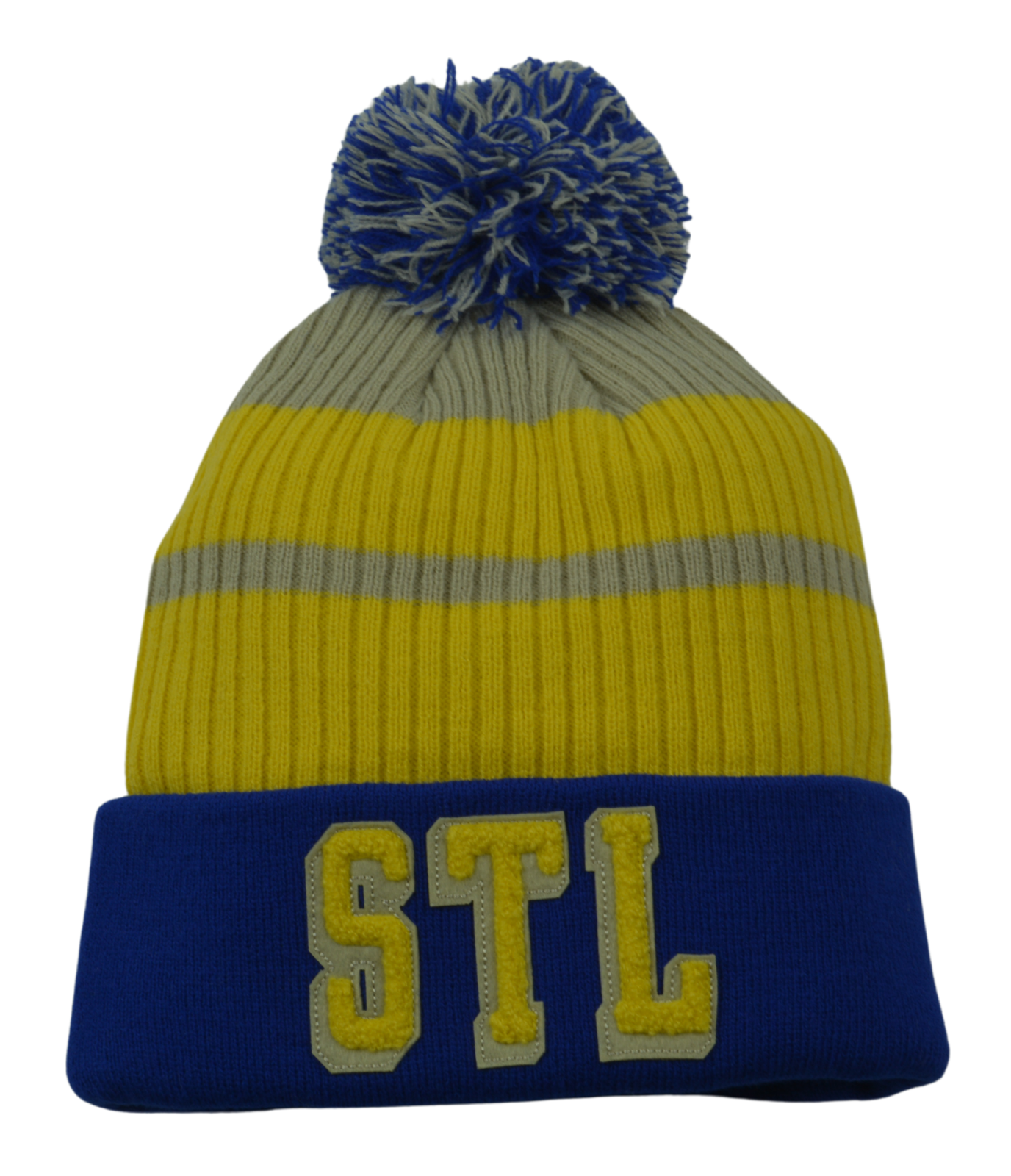 Primary image for St. Louis Blues Vintage NHL Hockey Throwback Pom Pom Knit Winter Hat Beanie
