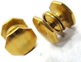 Pitman Keeler 1/20 12K GF Gold Filled Front Victorian Snap Style Cuff Links - £38.91 GBP