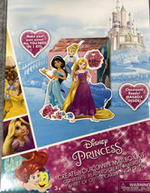 New Girls Disney&#39;s PRINCESS Valentine Card&#39;s MAILBOX KIT Birthday Party - £4.68 GBP