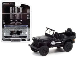 1942 Willys Jeep "Black Bandit" Series 25 1/64 Diecast Model Car by Greenlight - $18.20