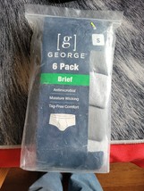 George Men&#39;s ( 6 Pack) Briefs Size Small (28-30)   NEW WITH TAGS - £22.01 GBP