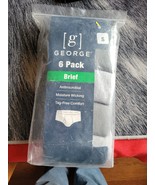 George Men&#39;s ( 6 Pack) Briefs Size Small (28-30)   NEW WITH TAGS - £22.30 GBP