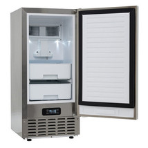 Under Counter Nugget Ice Maker with Self-Cleaning and 24H Timer-Silver - Color:  - $1,557.49