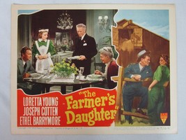 The Farmer&#39;s Daughter 1947 11x14 Lobby Card #7 Loretta Young Joseph Cotten - £39.46 GBP