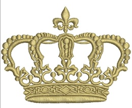 crown  Machine embroidery design - instantly download - $6.49 CAD