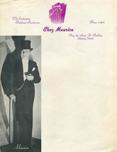 Chez Maurice Penthouse Rendezvous Brochure + Dallas Texas Duke Ellington - £96.81 GBP