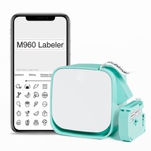 M960 Label Makers - Bluetooth Mini Label Maker Machine With Tape - Portable Hand - £32.76 GBP