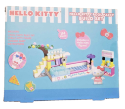 SANRIO Hello Kitty Pool Party build Set 114 Piece With Cute Kawaii Figure NEW - £13.87 GBP