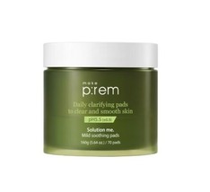 [MAKE P:REM] Solution Me. Mild Soothing Pads - 160g (70pcs) Korea Cosmetic - £30.82 GBP