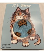 Cat Socks It’s Meow Socks Size 4-10 (women) Modern Expressions blue - Soft! - $2.86