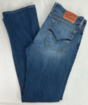 Lucky Brand Sundown Straight Womens Regular Inseam Denim Blue Jeans Size... - $15.00