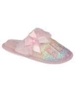 bebe Girls Sz US 13/1 M (Y) Little Kid Girls Slippers Rainbow Glitter BB... - $12.16 CAD