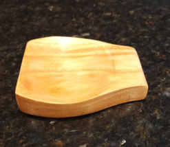Woodenhouse Handcrafted Teak Wood Spoon Rest Natural Non-Slip Utensil Ho... - $16.50