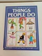 The Usborne Book of Things People Do Hardcover Anne Civardi &amp; Steven Cartwright - £7.25 GBP