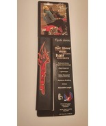 8&quot; Ponytail Cover by Hair Glove , Black Leather, Word STAR and Orange/Re... - $12.62