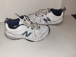 New Balance 608 Shoes Mens 10 4E Walking White Navy Dad Shoe MX608WN5 Co... - £32.26 GBP