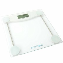 Bluestone Digital Glass Bathroom Scale with LCD Display Automatic Shut On/Off - £24.36 GBP