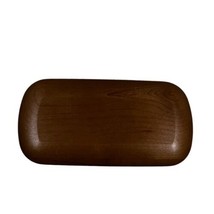 Longaberger Woodcrafts Basket Lid Replacement 6" Rectangle Small Wood  - $18.69