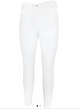 Tuffrider Mens Ribbed Knee Patch Patrol Breeches White Size 38 image 1
