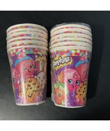 SHOPKINS Birthday 9oz Paper Cups Set of 12 - NEW - $5.41 CAD