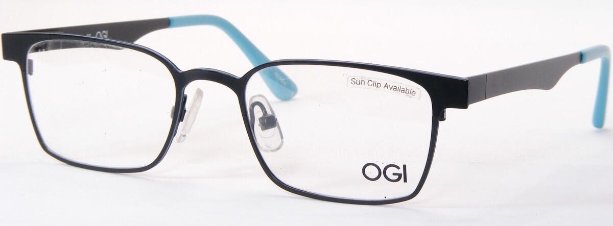 Ogi Kids OK104 Montura De Gafas Matte Negra/Azul 104 46-17-130mm - $76.22