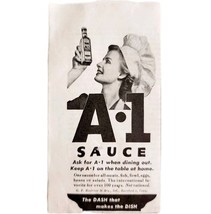 1944 A1 Steak Sauce Advertisement Condiments Foods Hartford Connecticut ... - $28.11 CAD