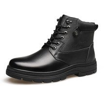 30 Degrees Below Zero Winter Boots Men Genuine Leather Shoes Casual Men Ankle Bo - £60.47 GBP