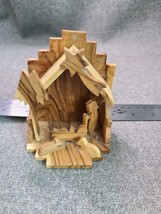 Mini OliveWood Nativity 3” Ornament Preowned Exc Condition - £6.57 GBP