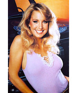 HEATHER THOMAS 1981 THE FALL GUY sexy pink top 7x10 portrait - $151.23 MXN