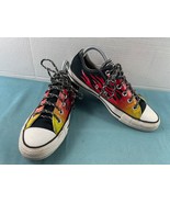 Converse Chuck Taylor All Star Sneakers Men 7M Flame Women 9 Shoes Black... - $37.78 CAD