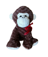 HugFun Plushy Monkey  21&quot; Tall Brown Tan Super Soft Stuffed Animal HUG FUN - £22.12 GBP