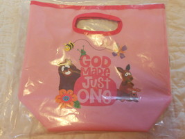 God Made Just One Pink Lunch Tote (New) - £21.86 GBP